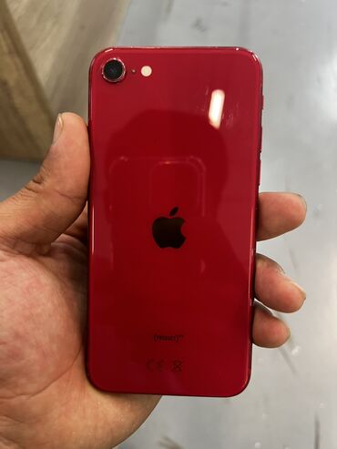 телефон айфон se: IPhone SE 2020, Б/у, 64 ГБ, Красный, Чехол, 100 %