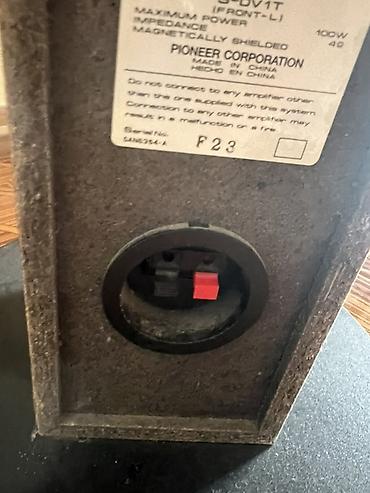 qapı dinamikleri: Pioneer S-DV1T sütun akustikası – 4 ədəd hündür “tower” tipli dinamik — 5