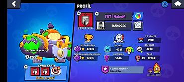 BAW: Brawl Stars hesabı – geniş skin və statistik paket Hesab məlumatları — 1