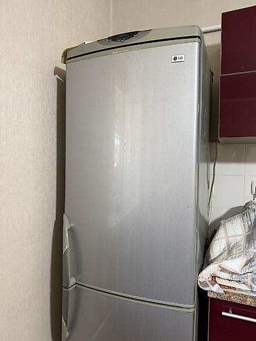 mini refrigerator: Холодильник LG нофроз, двухкамерный, серебристый (серый металл). - — 2