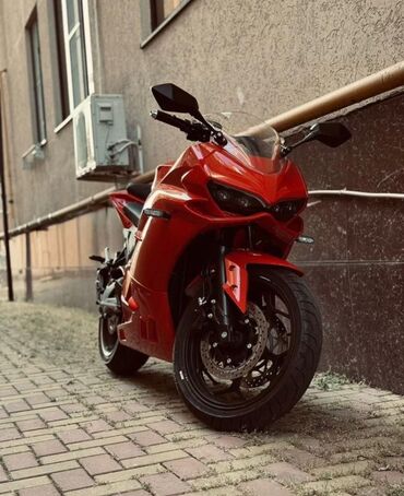 мотоцикл спортивные: Электромотоцикл Ducati Panigale (реплика), мощность 10,000 Вт, батарея