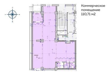 Офисы: Продаю Офис 110 м², Многоэтажное здание, 1 этаж