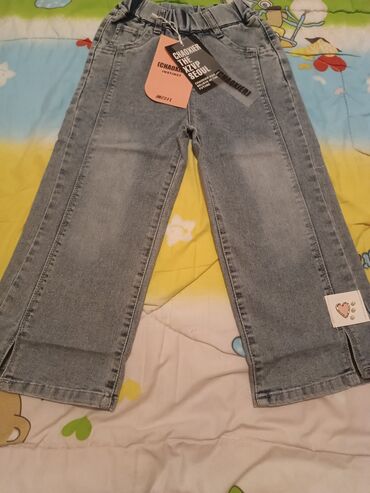 женская джинсовая одежда больших размеров: Джинсы и брюки, Новый
