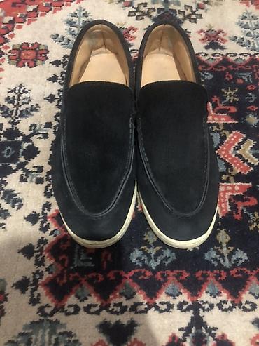 Мокасины и лоферы: Лоферы, 40, Loro Piana, Б/у, цвет - Черный, Самовывоз — 2