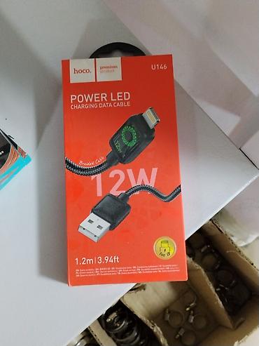 usb lightning: Кабель Hoco U146 Power LED (зарядка и передача данных) - Разъёмы — 1