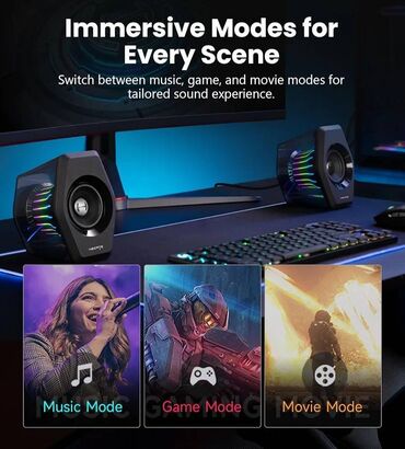 Dinamiklər və kolonkalar: 👾 Edifier G2000 PRO - Masa üstü 2.0 Multimediya Oyun Dinamiki — 8