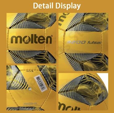 Футзальный мяч MOLTEN 3200 Цвет: золотисто-желтый Номер модели: 3200