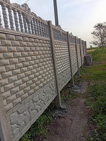 стойка бетонный: Бетонный еврозабор, Односторонний, Новый, Оптом,Безналичный расчет — 7
