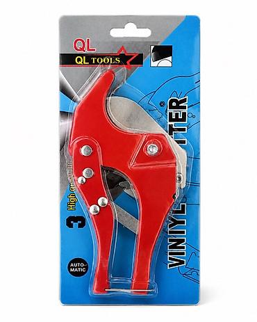 kas boru: Vinil kəsici qayçı – QL Tools 42 mm - Material: möhkəm polad bıçaq — 1