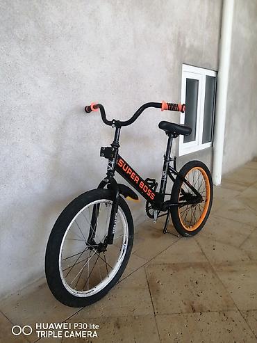velosipedlə: BMX tipli “SUPER BOSS” velosiped - Rəng: qara gövdə, narıncı detallar — 1