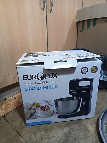 xemir mikseri: Eurolux Stand Mixer – EU-SM3916LSB - Güclü stasionar mikser: xəmir — 1
