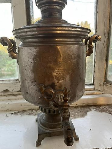qedimi pul: Qədim samovar, 1896 il, Mis, Vəziyyəti: Yaxşı — 4