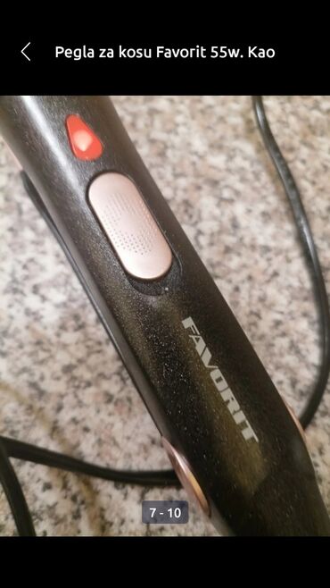 Prese za kosu: Pegla za kosu Favorit 55w kao nova je
 Mirjevo — 4