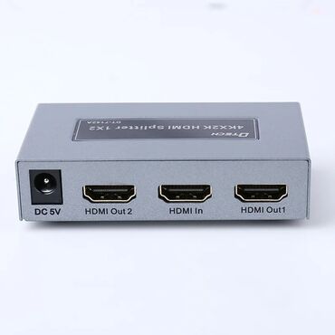 Модемы и сетевое оборудование: HDMI splitter 4k. 1 in-2 out. Dtech HDMI конвертер 4k. 1 вход - 2