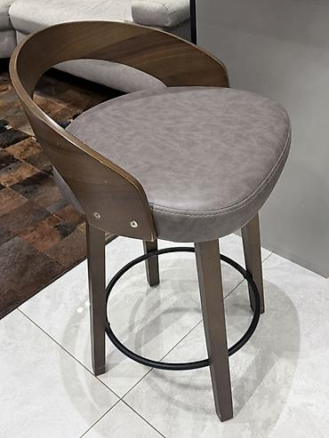 taburetkalar: Bar taburesi – müasir dizayn - Material: bərk ağac gövdə və arxa — 4
