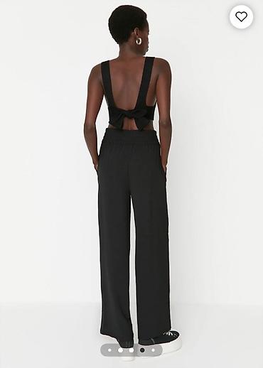 oversize şalvar: Şalvar, Trendyolmilla, S, rəng - Qara — 4
