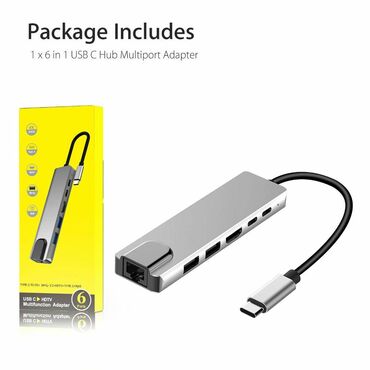кабель питания для ноутбука: Концентратор USB C — адаптер типа C 8 в 1, совместимый с устройствами