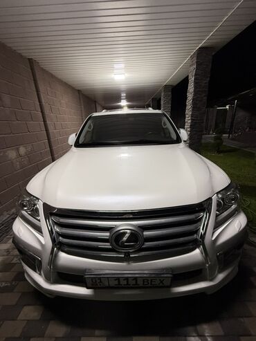 lexus lx 570 2016: Внедорожник Lexus LX 570 (рест)в жемчужно-белом цвете. Американец
