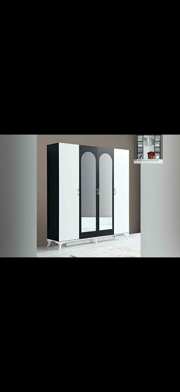 Dolablar: Yeni, Açılan, 3 qapılı Düz dolab, Qarderob, paltar dolabı — 2
