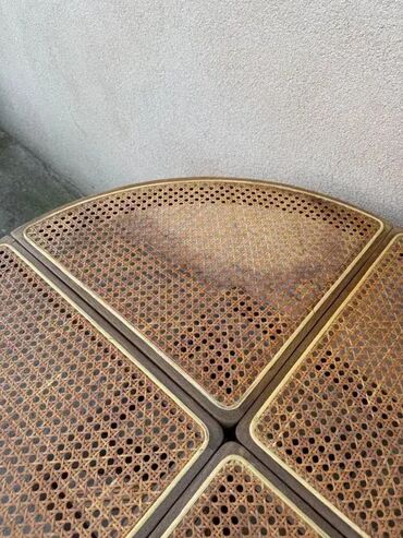 Stilski trpezarijski stolovi: Stari Thonet trpezarijski sto - Španska trska Stari Thonet — 13