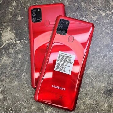 чехол для телефона samsung galaxy: Samsung Galaxy A21S, Б/у, 32 ГБ, цвет - Красный, 2 SIM