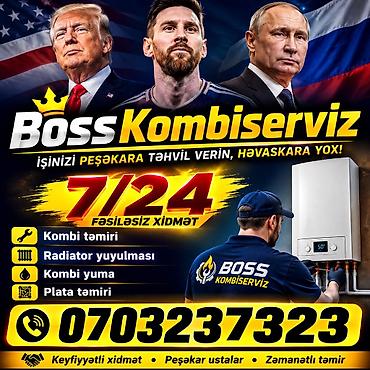 Kombi ustası. Hər növ kombi üçün keyfiyyətli və münasib qiymətə olan