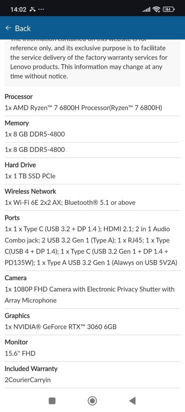 Lenovo: AMD Ryzen 7, 16 GB OZU, 15.6 " — 16