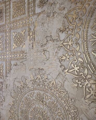Digər divar panelləri: Xüsusi dekorativ divar boyası və relyef panelləri – Şərq naxışlı — 5