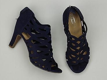 azuree buty: Sandały damskie, rozmiar 37 — 1