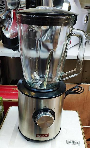blender kokteyl: Blender kokteyl silver turk istehsali 750 watt 1.5 litr şüşə qabli — 6