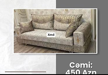 divanlar kreditle: Xmd markalı yumşaq divan - Üslub: klassik-modern dizayn, boz-bej — 1
