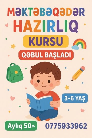 дошкольная подготовка в баку: Məktəbəqədər və ibtidai sinif hazırlığı
