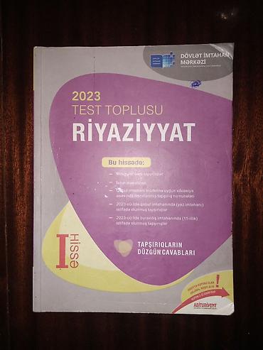 Testlər: Riyaziyyat Testlər 11-ci sinif, DİM, 1-ci hissə, 2023 il — 1