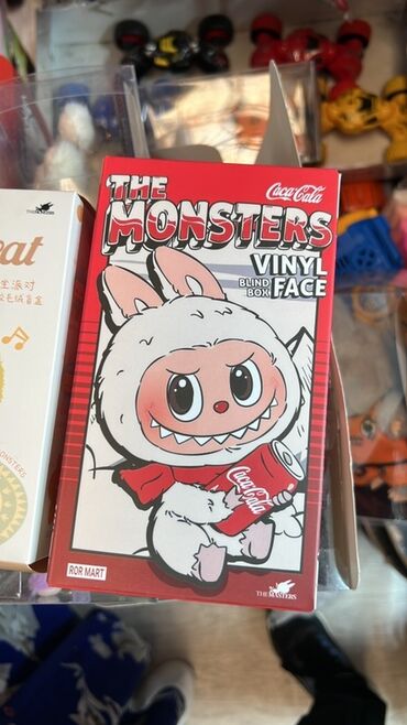 monster energy: Винтажная коллекционная фигурка The Monsters Coca-Cola Vinyl Face в
