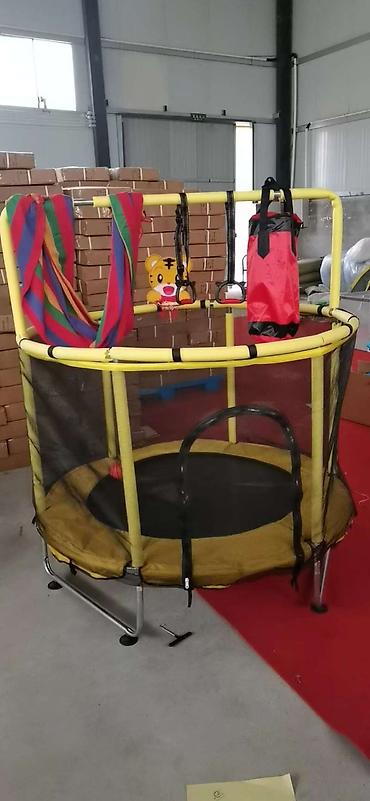 Игровые комплексы: Детский игровой комплекс-трамплин с сеткой - Круглый трамплин — 1