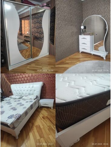 Çarpayılar: İkinəfərlik çarpayı, Dolab, Termo, 2 tumba, İşlənmiş