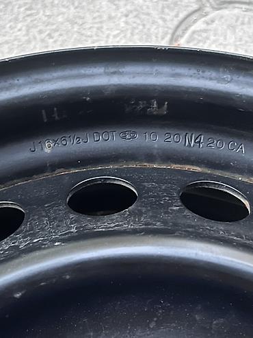 r16 4x100: Железные Диски R 16 Комплект, отверстий - 5, Б/у — 3