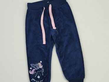 kaszmirowy pajacyk niebieski: Sweatpants, So cute, 12-18 months, condition - Good