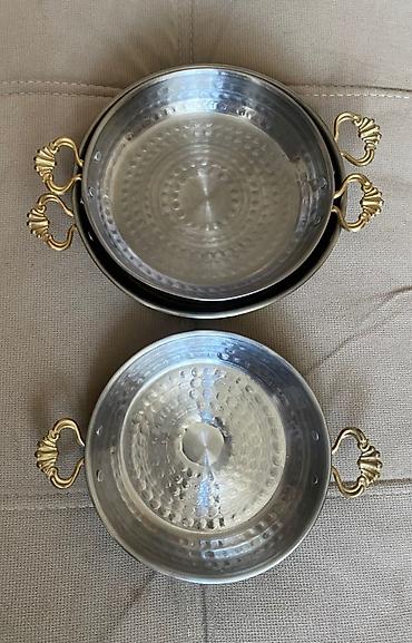 granite tava: Tava, Paslanmayan polad, 22 sm, Türkiyə — 1