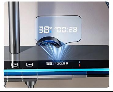 Смесители для ванны и душа: Душевая система с электронным термостатом и верхним тропическим душем — 4