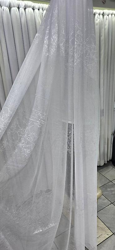 Zavese i draperije: Zavese – bela voil/til kolekcija sa dezenima - Materijal: lagan — 11