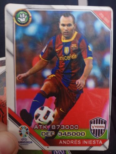 Kolleksiya kartları: Futbol kolleksiya kartları dəsti Tərkib və xüsusiyyətlər: - Tematik — 11