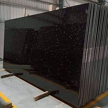 Фасадные гранитные плитки: Граниттер в наличии! 🇰🇬 Angola Black • Black Galaxy • Blue in Night • — 23