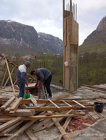 Beton işləri: Səssiz tozsuz səliqəli kəsim. Beton katlavan monolit kubik — 5
