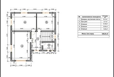 Продажа коттеджей и домов: Продаётся новый 2-этажный дом 190 м² в ж/м Кок-Жар 2024 г — 2