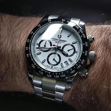 Ručni satovi: PAGANI DESIGN PD-1644 Sport - 40mm -White/Beli-Rolex Daytona Potpuno — 3
