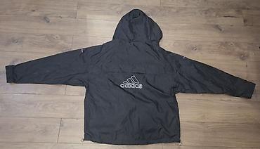tech fleece: Куртка-штормовка Adidas Team Telekom - Цвет: черный с белыми и — 2