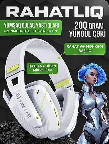 hyperx cloud 3: VGN VXE Siren V1 gamer qulaqlığı VGN VXE Siren V1 oyun, musiqi, zəng — 3