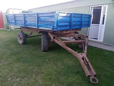 işlənmiş təkərlər 16: Kənd təsərrüfatı üçün ikioxlu traktor qoşqusu.kruqun təkərlərin — 2