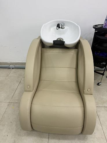 salon kıreslosu: Salon üçün saç yuma kreslosu və keramika lavabo - Rahat oturacaq — 2